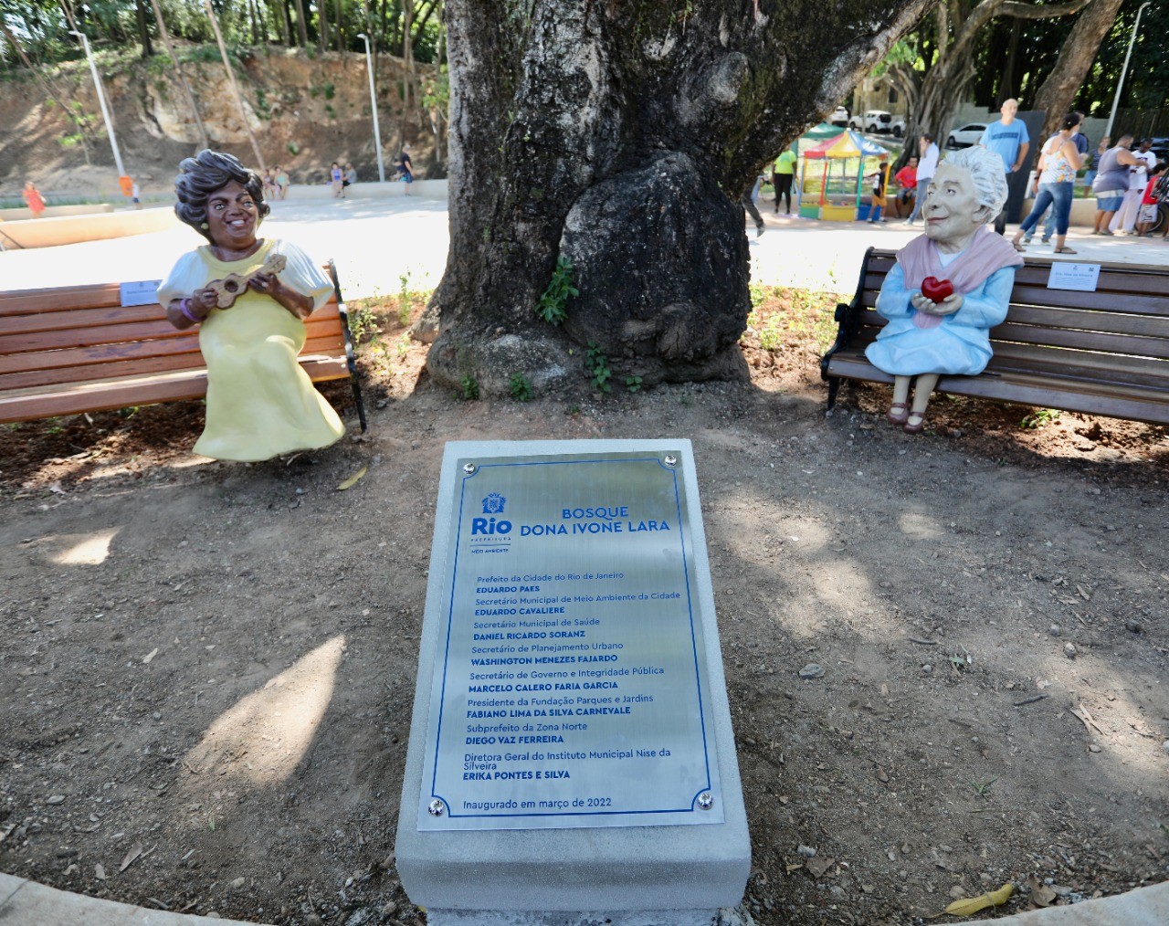 Bosque Dona Ivone Lara é inaugurado na Zona Norte do Rio