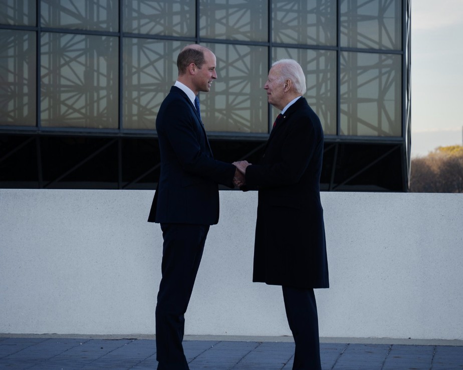 Príncipe William e Joe Biden