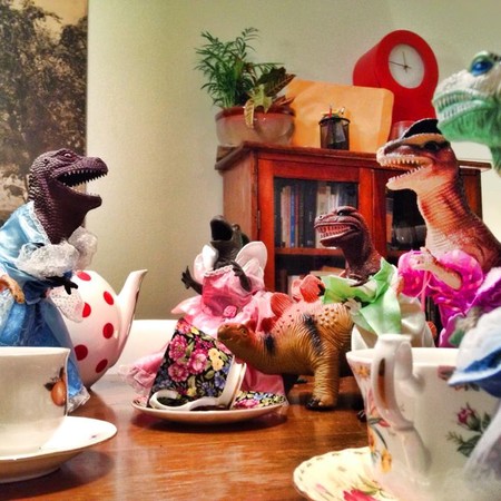 Chá dos dinossauros (Foto: Reprodução/ Facebook)