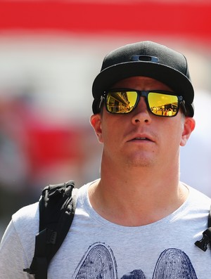 Kimi Raikkonen Monza 2013 GP Itália (Foto: Getty Images) Kimi Raikkonen Monza 2013 GP Itália (Foto: Getty Images)