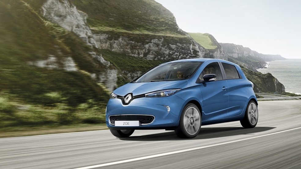Renault Zoe é mais um elétrico compacto com foco em autonomia. — Foto: Divulgação/ Renault