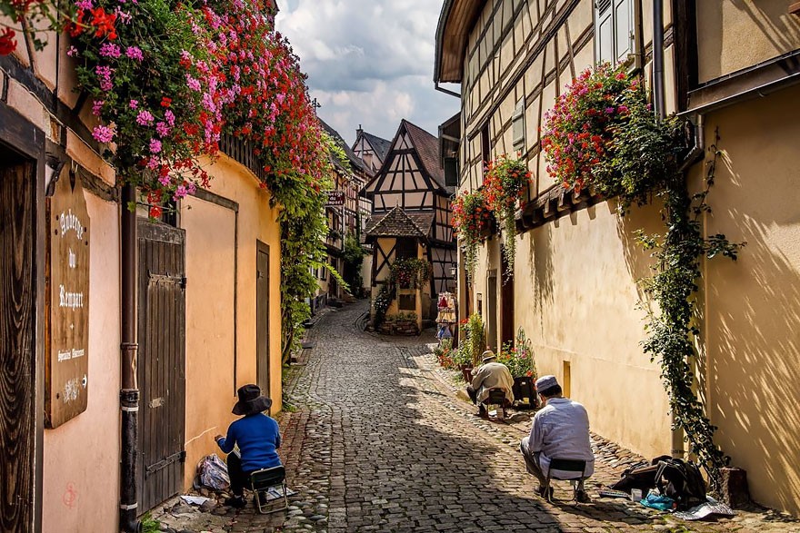 Eguisheim, na França (Foto: Divulgação)