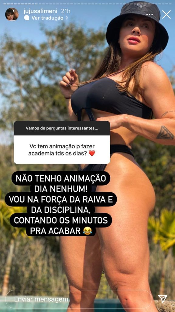 Juju Salimeni responde perguntas de seguidores no Instagram (Foto: Reprodução/Instagram)