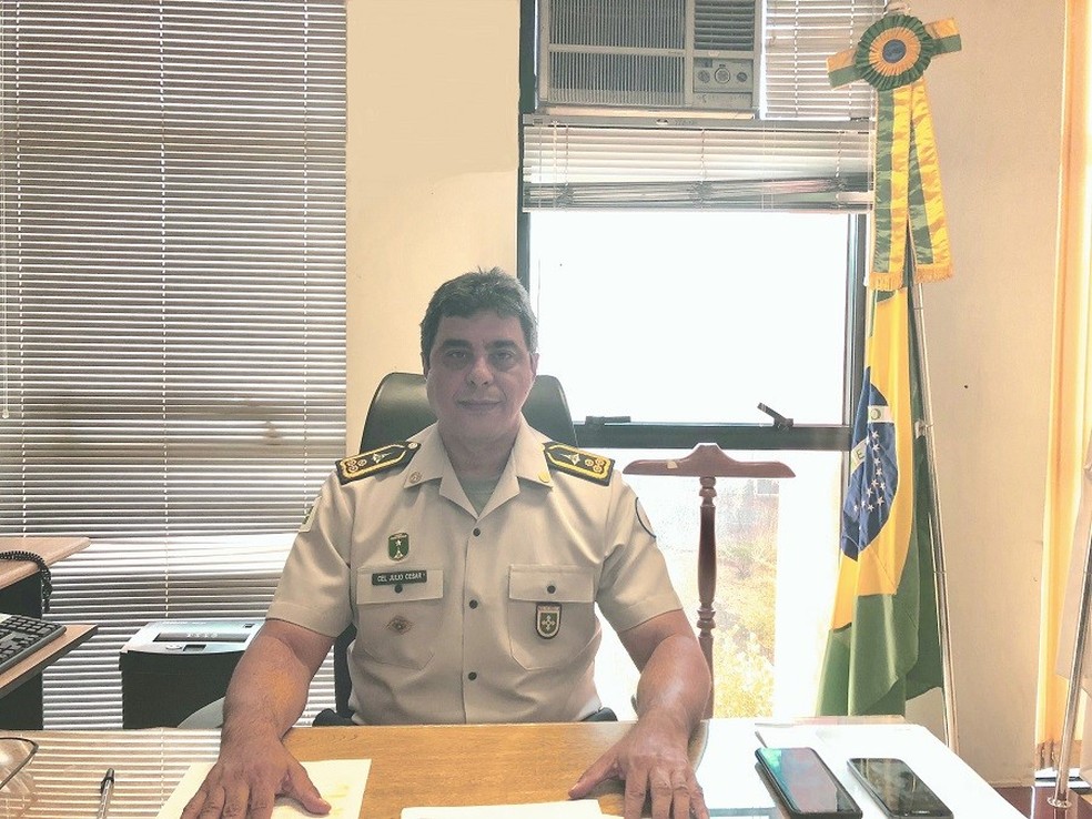 Coronel Júlio César Lima de Oliveira foi exonerado da chefia da Casa Militar do DF — Foto: Casa Militar do DF/Divulgação 