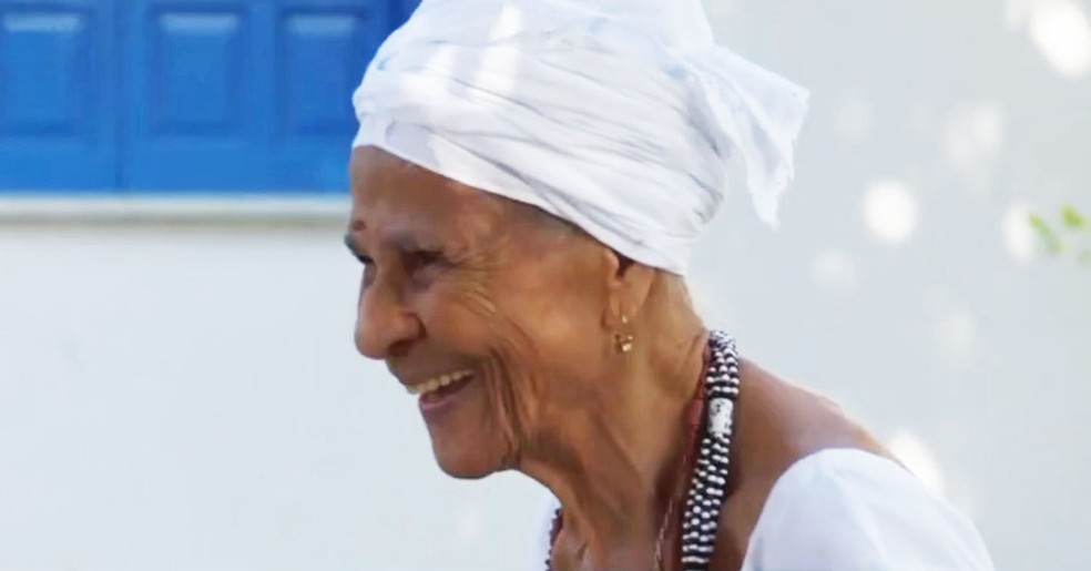 Ialorixá Mildredes Dias Ferreira, conhecida como Mãe Dede de Iansã — Foto: Reprodução/TV Bahia