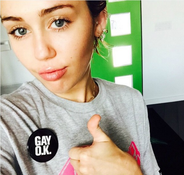 Miley Cyrus comemora decisão da Suprema Corte dos Estados Unidos (Foto: Reprodução Instagram)