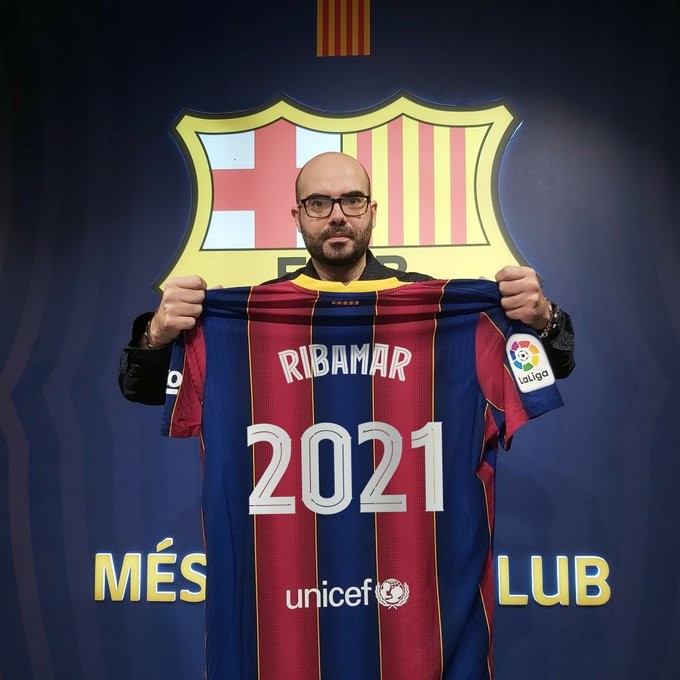 Imagine o Barcelona anunciando Ribamar; seria mais ou menos assim (Foto: reprodução/twitter)