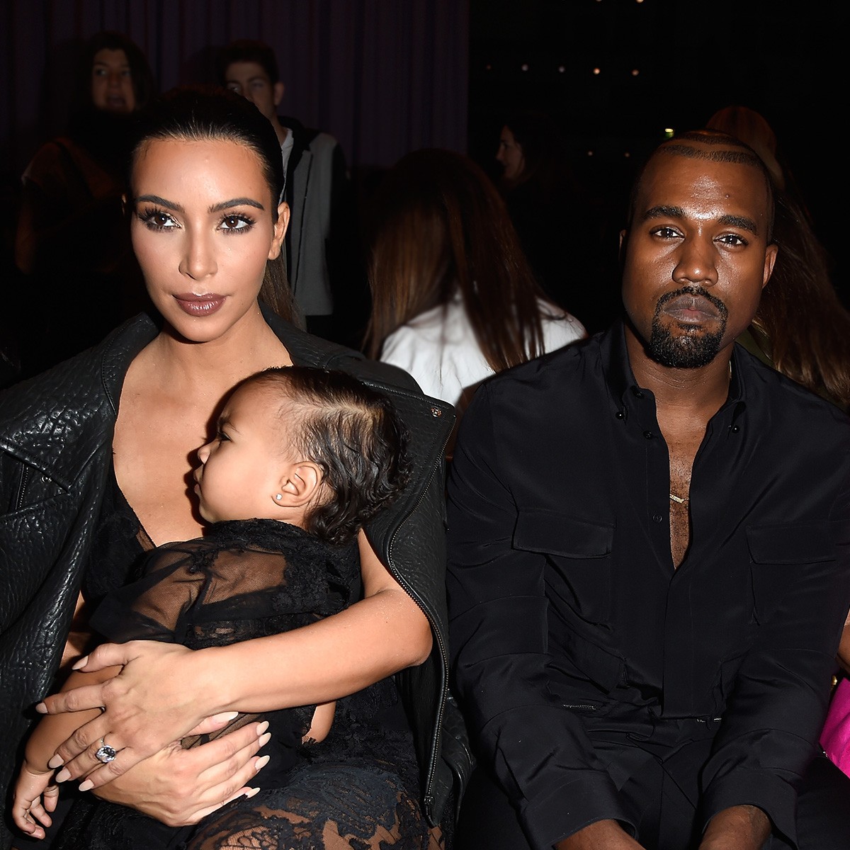 Kim kardashian e Kanye West aproveitaram os pontos cardeais para nomear a filha North West (Norte Oeste) (Foto: Getty Images)