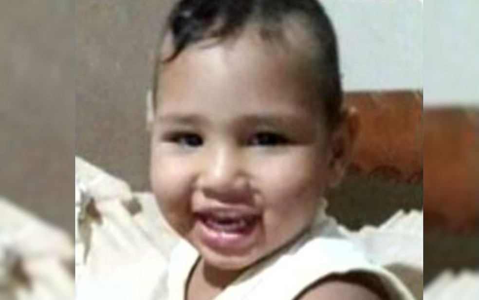 Davi Lucas Alves, de 1 ano e 8 meses, morreu em Rio Verde — Foto: Reprodução/TV Anhanguera