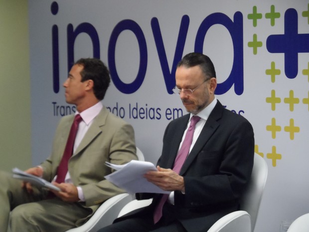Luciano Coutinho, presidente do BNDES, no Inova+ (Foto: Lilian Quaino/G1)