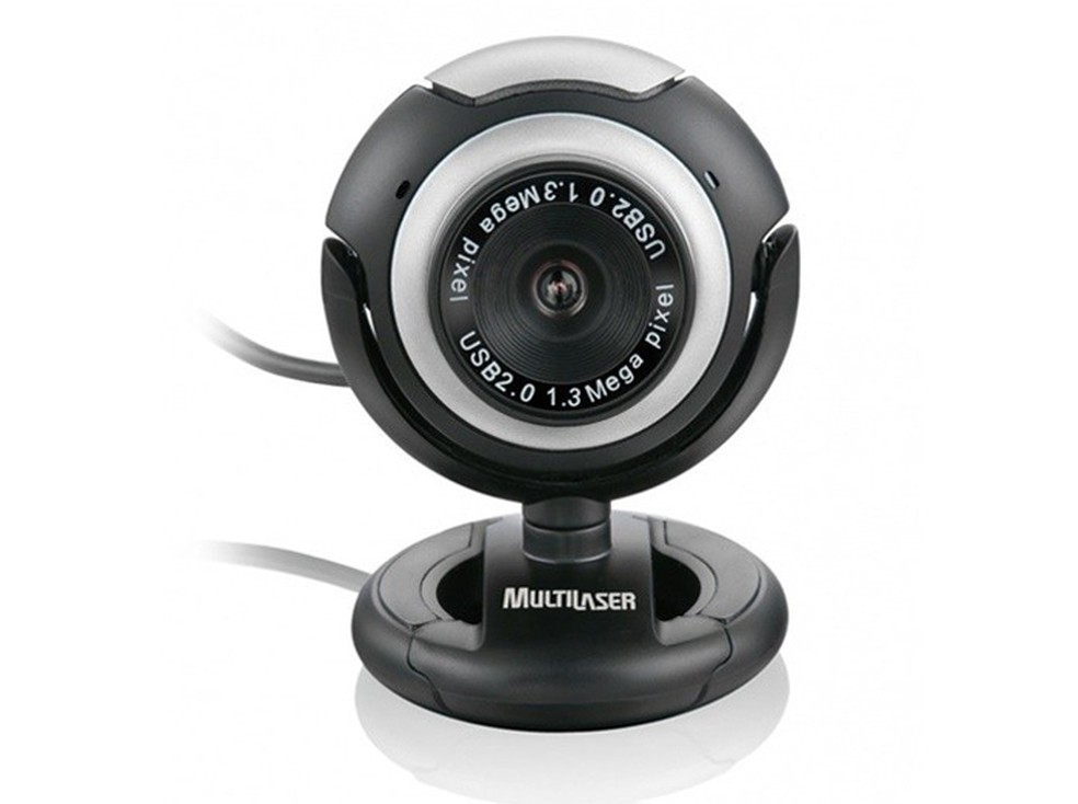 Webcam da Multilaser traz boa resolução e preço acessível — Foto: Divulgação/Multilaser