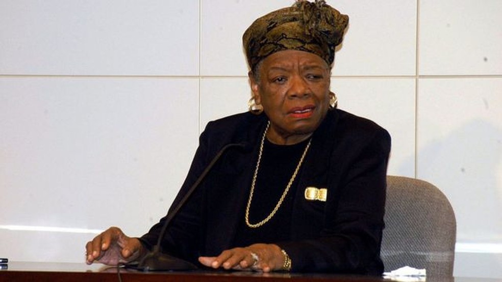 Maya Angelou foi poeta, jornalista, atriz, cineasta, bailarina e ativista dos direitos civis — Foto: Getty Images via BBC