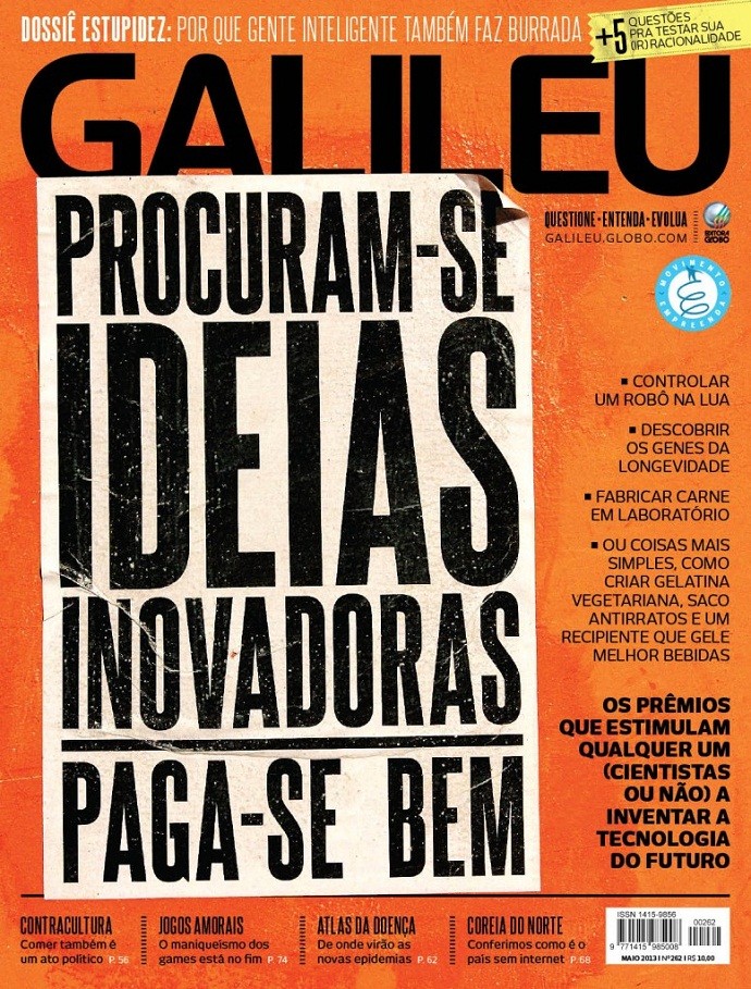 A capa da revista (Foto: Galileu)