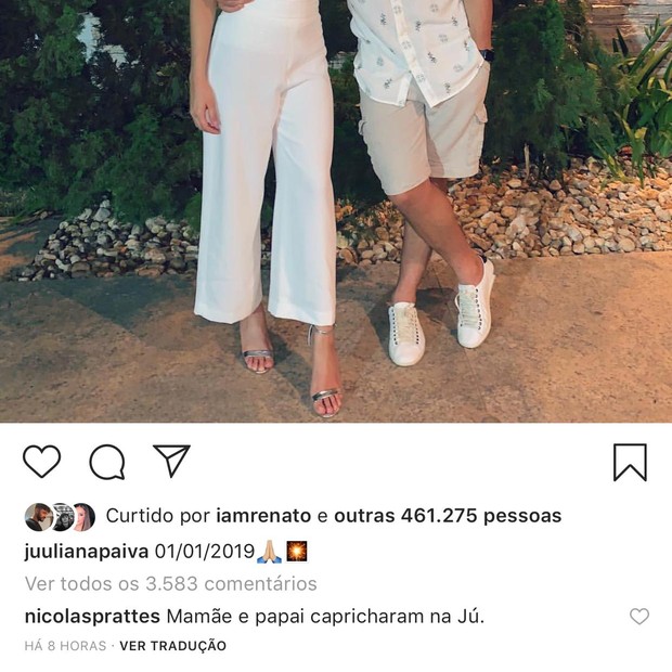 Juliana Paiva e Nicolas Prattes (Foto: Reprodução/Instagram)