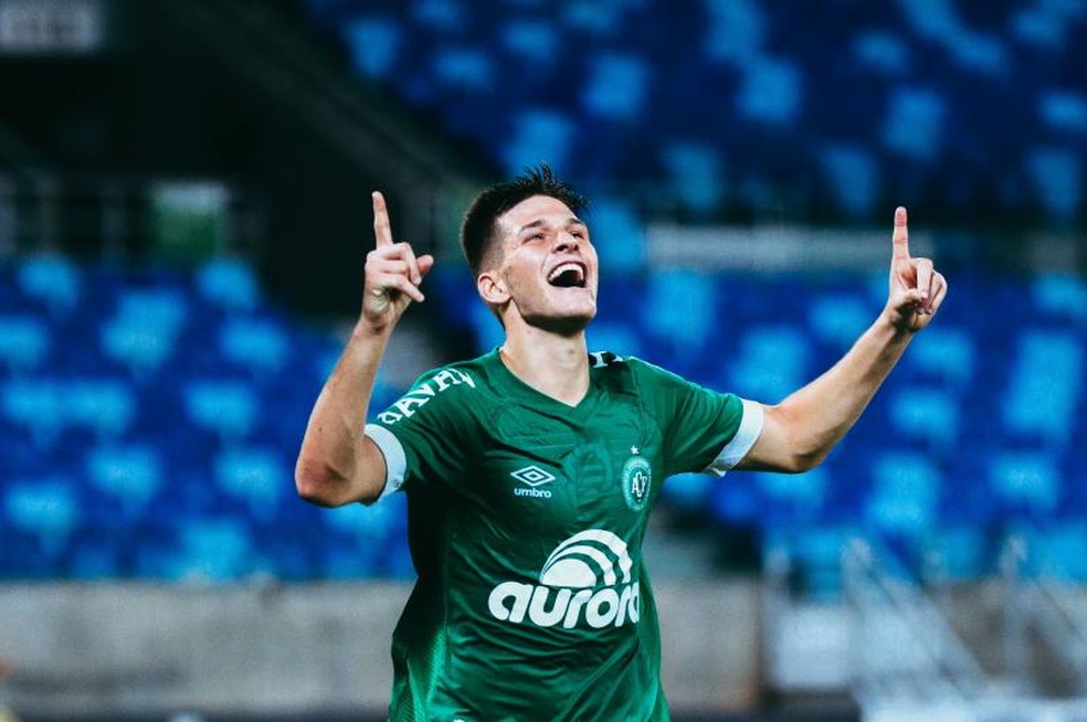 Perotti, atacante da Chapecoense  — Foto: Marcio Cunha/Chapecoense