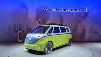 Apresentação do ID Buzz, a Kombi elétrica da Volkswagen — Foto: Bloomberg