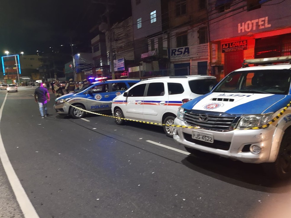 Taxista é morto a tiros na Avenida Barros Reis, em Salvador — Foto: Reprodução/Redes Sociais