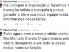 Eduardo Paes parabeniza Marcelo Crivella pela vitória sobre Freixo