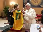Dilma encontra Papa no Vaticano e o convida para Copa do Mundo