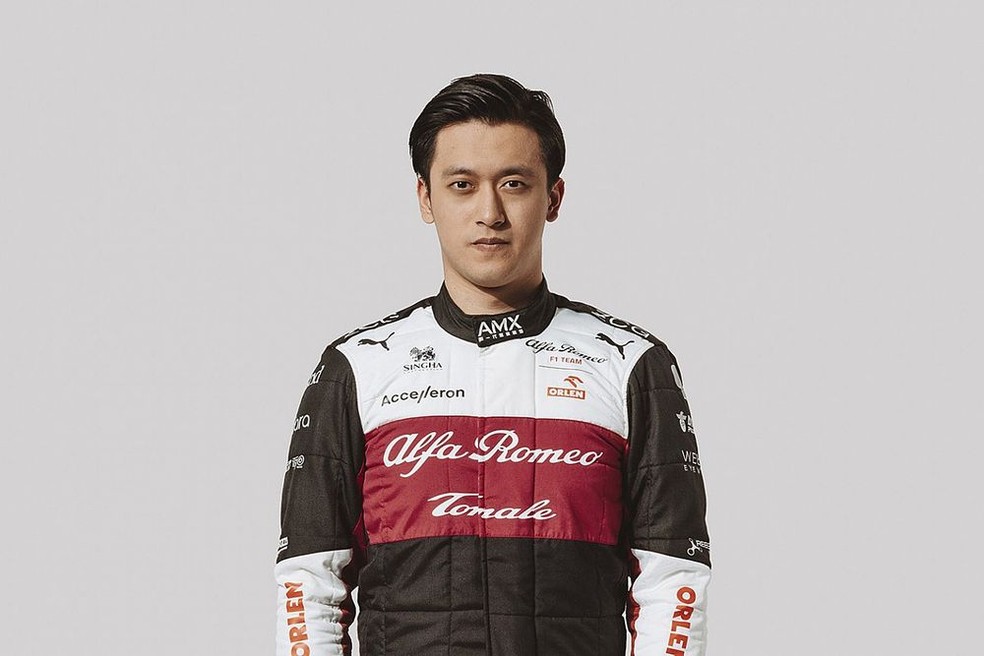 Guanyu Zhou, da Alfa Romeo, será único estreante da F1 em 2022 — Foto: Divulgação