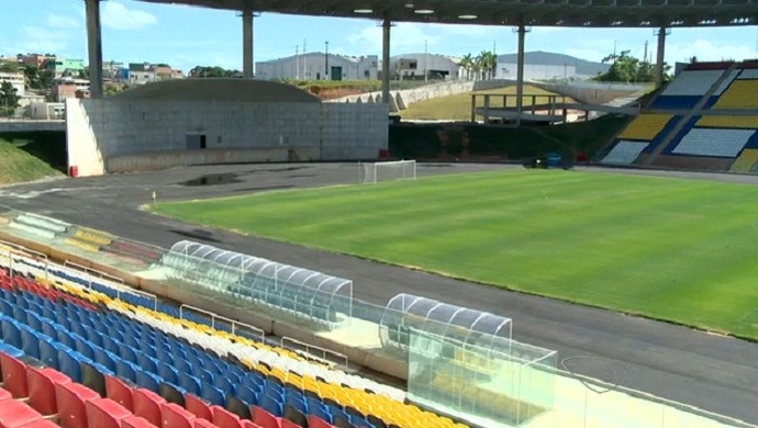 Estádio Kleber Andrade (Foto: Repro/TV Gazeta)