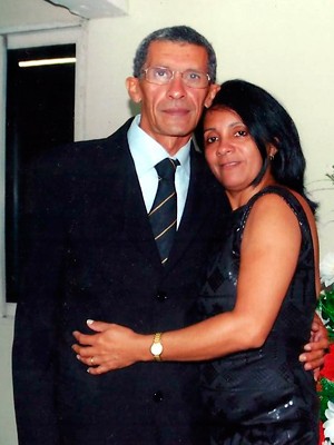 Selma com o marido João Maria, que também já se candidatou a cargos públicos no RN (Foto: Arquivo pessoal/Selma Silva)