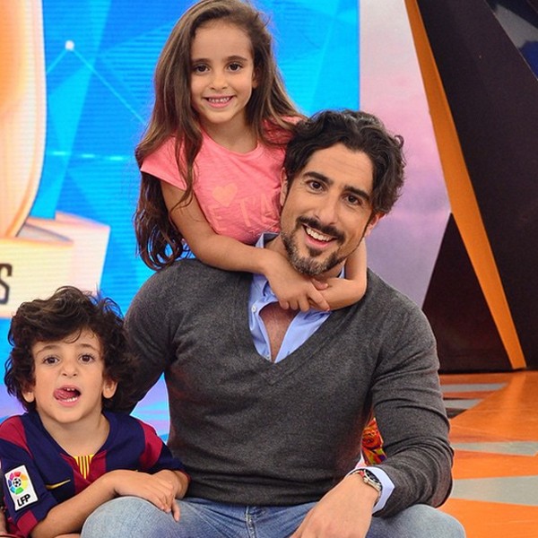 Marcos Mion com sua filha Donatella e Stefano (Foto: Reprodução / Instagram)
