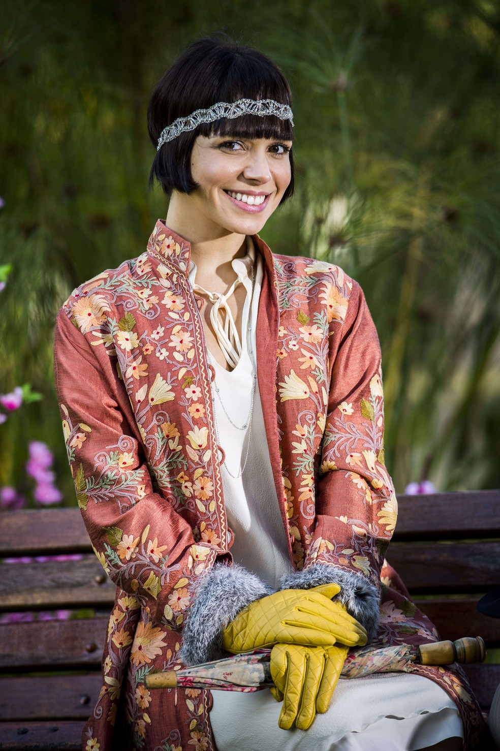Olímpia, personagem de Sabrina Petraglia na trama (Foto: João Miguel Júnior/Globo)