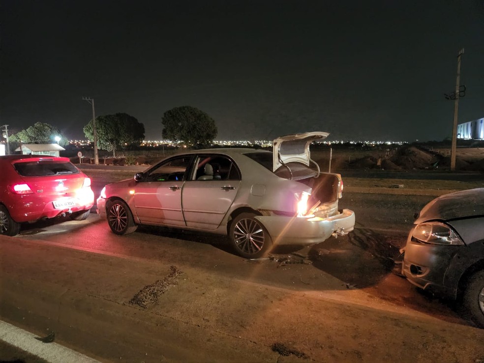 Acidentes e atropelamento aconteceram na BR-163, em Sorriso (MT), no dia 11 de setembro.  — Foto: Rayssa Ávila/Cedida