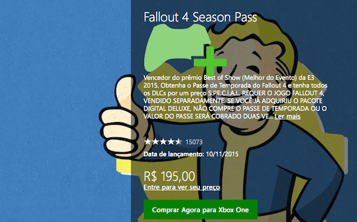 Fallout 4: todos os dlcs estão presentes no Passe de Temporada do Xbox One (Foto: Reprodução/Victor Teixeira)