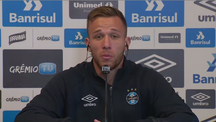 Antes de ir à Europa, Arthur quer título grande no Grêmio: Preciso me firmar