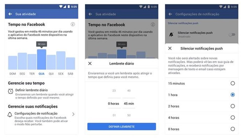  Facebook e Instagram agora permite voc controlar quanto 