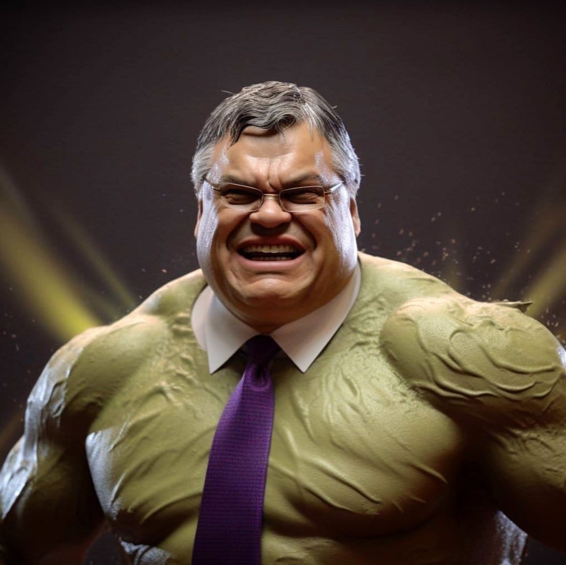 Flávio Dino vira Hulk em montagem nas redes após debate com Marcos do Val — Foto: Reprodução / Redes Sociais