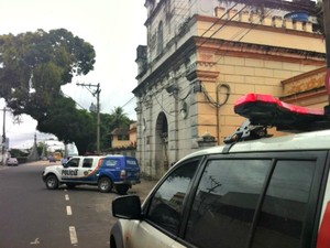 Cadeia Pública Raimundo Vidal Pessoa, em Manuas (Foto: Patrick Motta/ Rádio Amazonas FM)