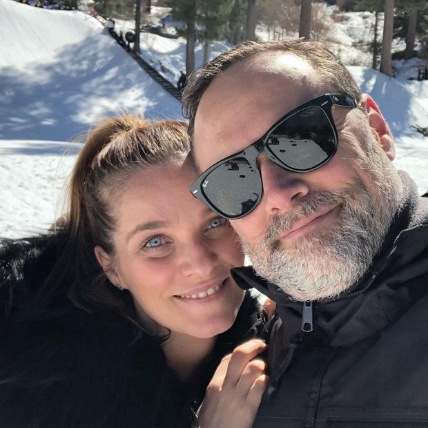 Bruna Di Tullio com o marido (Foto: Reprodução/Instagram)