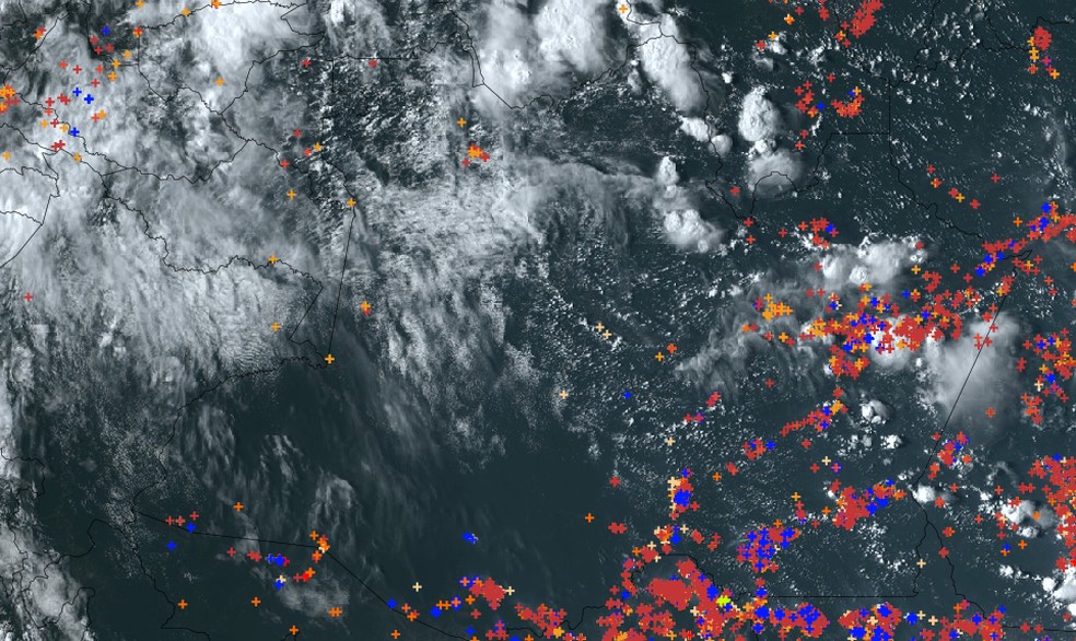 Consolidado do ano no estado, que é, atualmente, de 15.315 focos de calor.  — Foto: Divulgação/Inpe