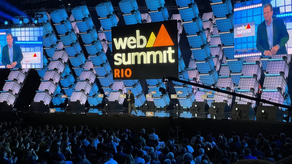 Web Summit Rio, evento de tecnologia e inovação, está acontecendo nesta semana no Rio de Janeiro (Foto Reprodução/G1)