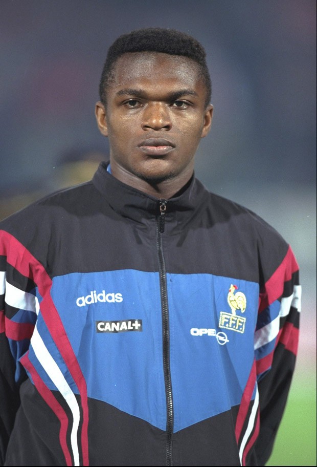Desailly, zagueiro da França nas eliminatórias para a Copa de 1994 (Foto: Getty Images)