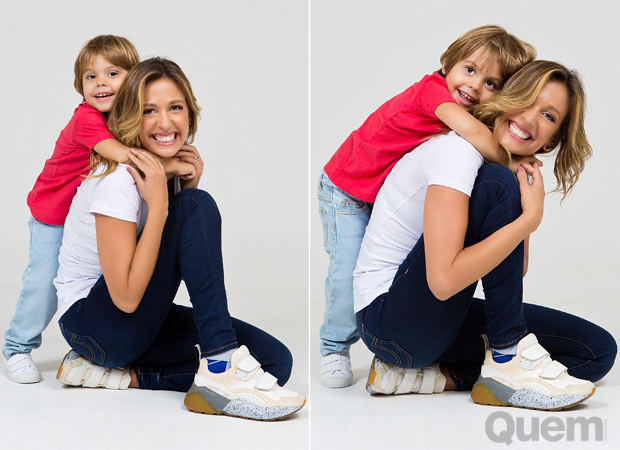 Luisa Mell, com o filho, Enzo (Foto: Anna Fischer)