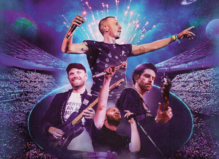 Coldplay nas telonas: em abril, cinemas exibem show da banda gravado na Argentina