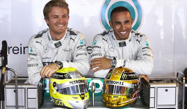 Lewis Hamilton and Nico Rosberg  (Foto: Getty Images)