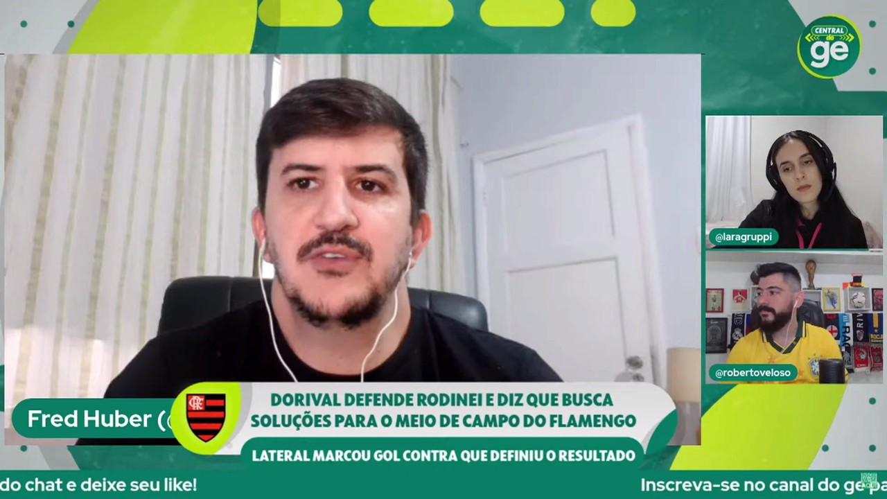 Fred Huber comenta sobre situa&ccedil;&atilde;o de Wendel, alvo do Flamengo, e les&atilde;o de Rodrigo Caio