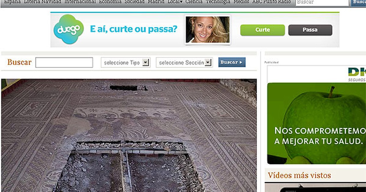 G1 - Roubo causa dano irreparável em mosaico romano do século 4 ...