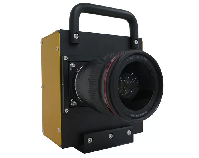 Esta caixa é apenas um protótipo da Canon para demonstrar seu novo sensor (Foto: Divulgação/Canon)
