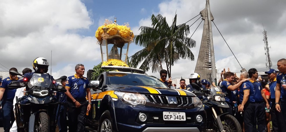 Imagem De Nsa Sra De Nazare Percorre 50 Km No Traslado Para Ananindeua E Marituba Cirio De Nazare 2019 G1