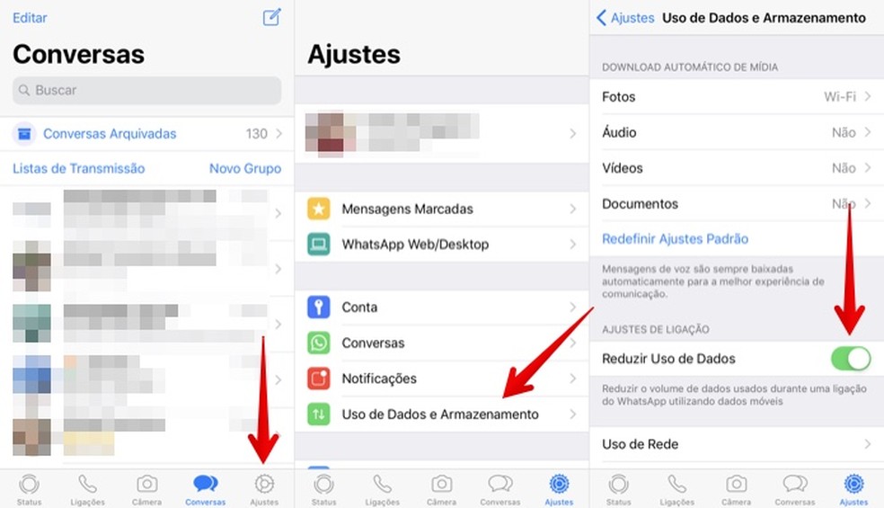 Reduzindo qualidade das ligações (Foto: Reprodução/Helito Bijora)