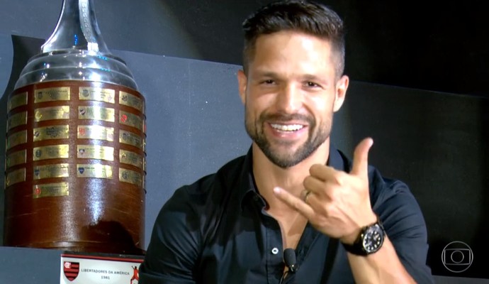 Diego diz que Zico é referência e elogia recepção no Fla:: Sensacional
