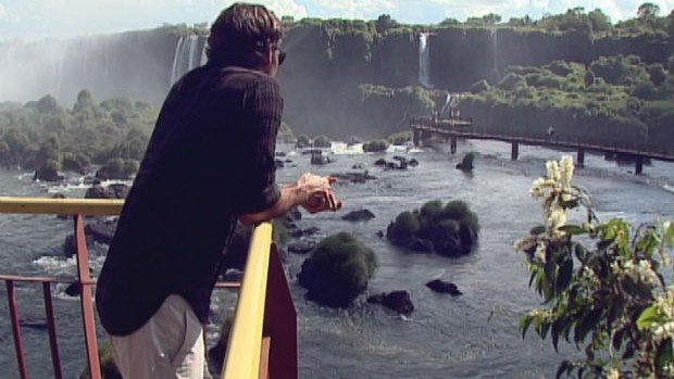 Roger Federer visita Cataratas do Iguaçu (Foto: reprodução RPCTV)