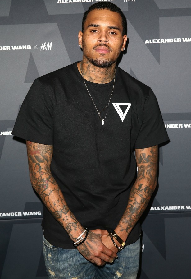 Chris Brown em novembro de 2014. (Foto: Getty Images)