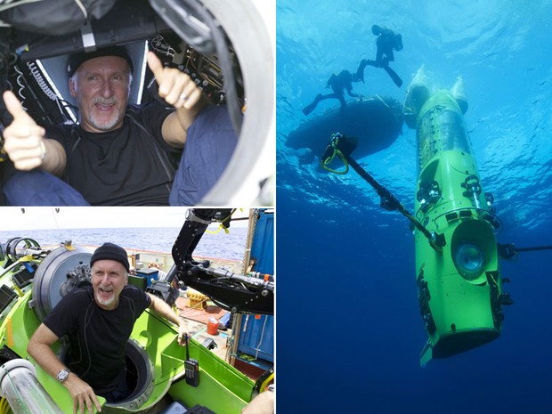 Realizador James Cameron viaja ao ponto mais profundo dos oceanos 